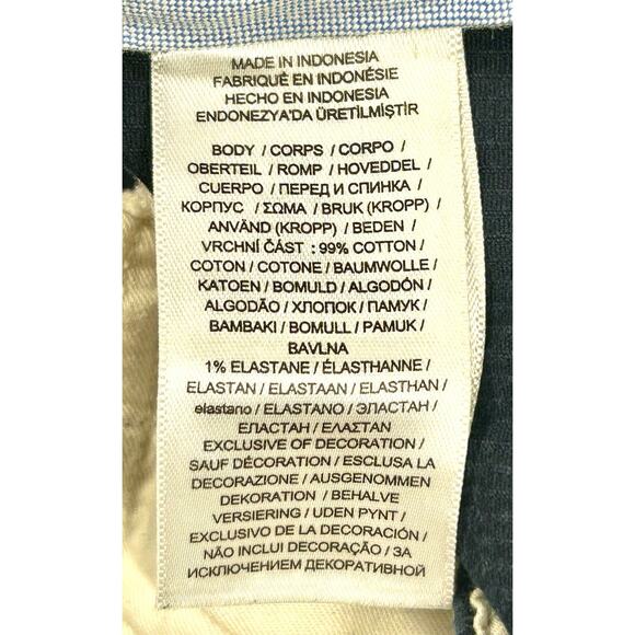 Polo Ralph Lauren Corduroy Stretch Straight Fit Pants Men's 34 x 32 Navy Blue - Picture 7 of 12